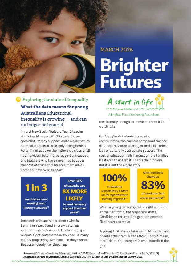Cover of Brighter Futures, March 2026