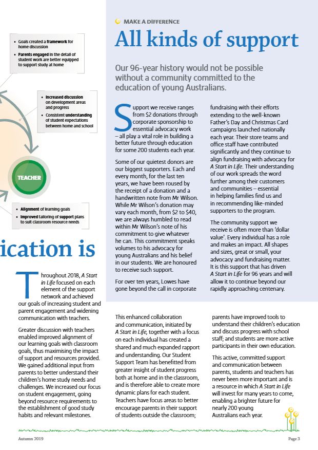 Page 3 of Brighter Futures, Autumn 2019