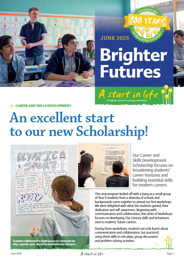 Cover of Brighter Futures, June 2023