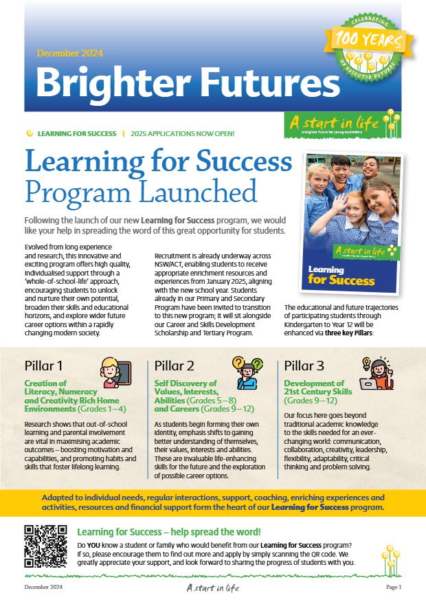 Cover of Brighter Futures, December 2024