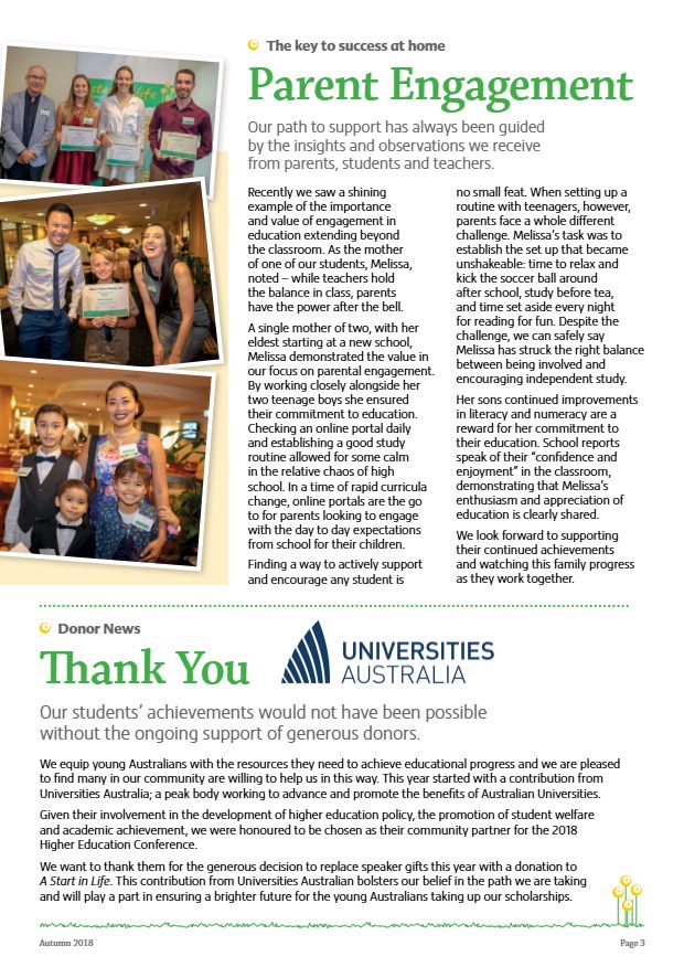 Page 3 of Brighter Futures, Autumn 2018