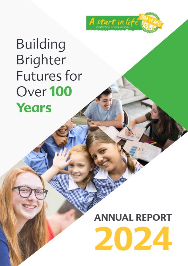 Cover of the A Start in Life Annual Report 2024
