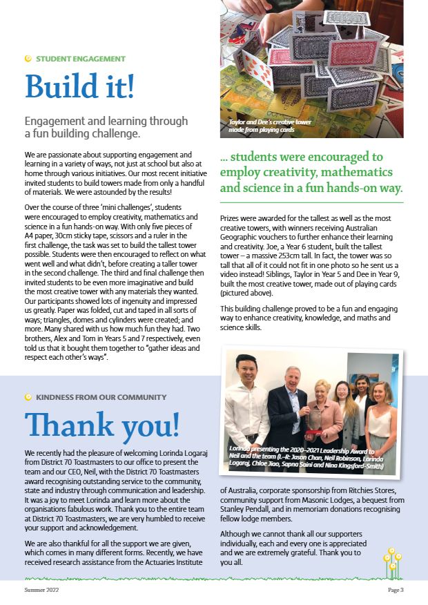 Page 3 of Brighter Futures, Summer 2022