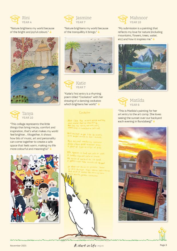 Page 3 of Brighter Futures, November 2025