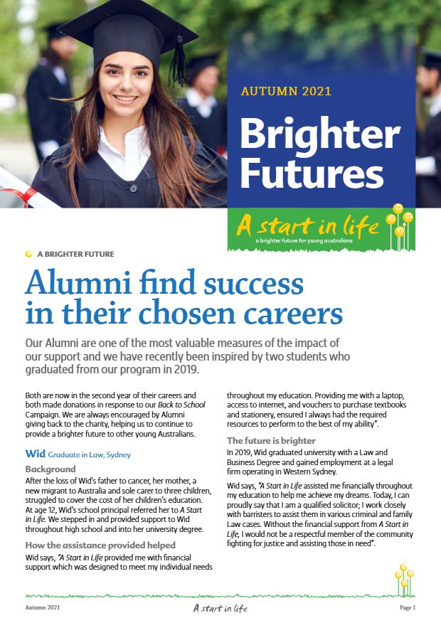 Cover of Brighter Futures, Autumn 2021