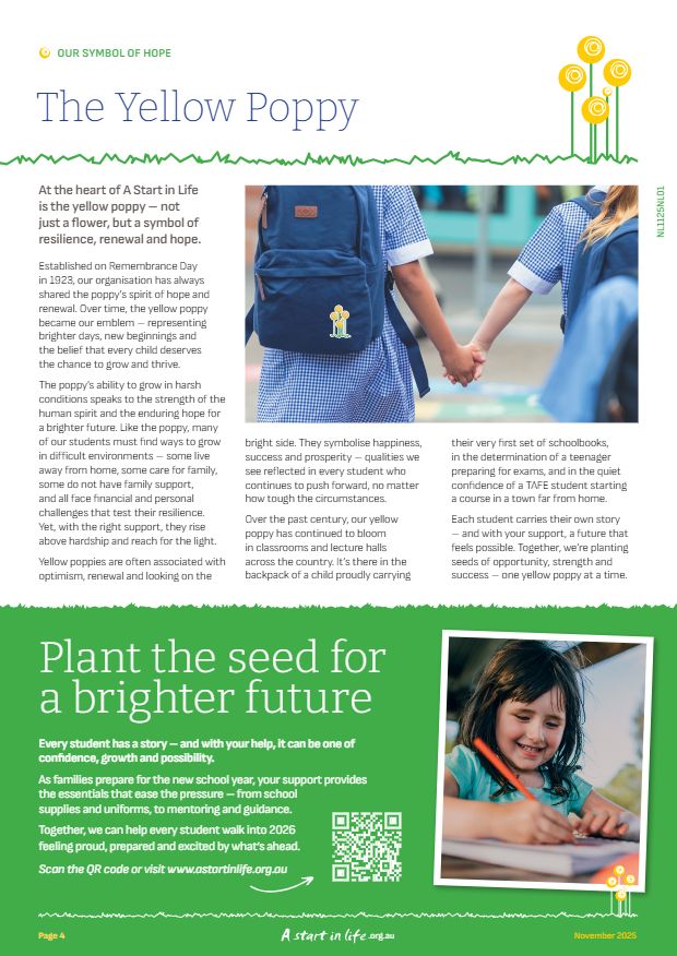 Page 4 of Brighter Futures, November 2025