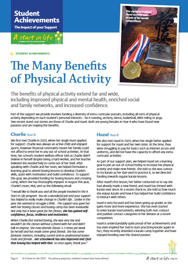 Page 4 of Brighter Futures, Spring 2022